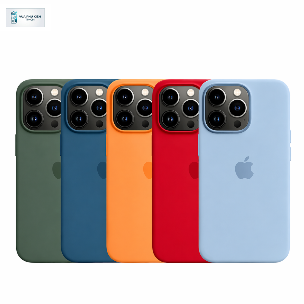 Ốp lưng silicon iPhone 12 Pro Max Nhiều Màu